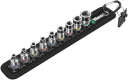 Wera 1/4" Hylsesett 10 Deler 4-13 mm DIN 3124 ISO 2725