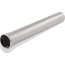 ACO 75 x 1000 mm avløpsrør i rustfritt stål med hylse AISI 304