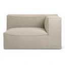 Ferm Living Catena Sofa Armrest Right L401   Rich Linen   Natural