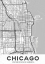 Chicago White Plakat Plakat / 70x100cm