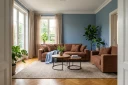 Valencia ekstra dyp 3 seters sofa i chenille   Rustrødbrun