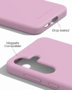 IDEAL OF SWEDEN Samsung Galaxy S24+ (Plus) iDeal Of Sweden Silicone Deksel - MagSafe Kompatibel - Bubblegum Pink