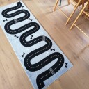 MADABOUTMATS Barneteppe Bilbane Mini Esra Grått 67x170cm