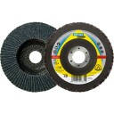 10 stk Klingspor slipeskiver SMT 926, 125 x 22,23 mm, K60, kuppelformet