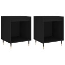  Nattbord 2 stk svart 40x35x50 cm konstruert tre 8721012110861