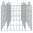  Buet gabion høybed 200x50x50 cm galvanisert jern
