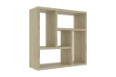 Vegghylle sonoma eik 45,1x16x45,1 cm sponplate  