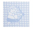 Personlig babyteppe med babyens navn og stjernetegn. Skytten