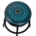 Ortega OBS24-BLKC Ortega Bar Stool 24" Blue Kaleidoscope