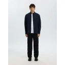 Selected Homme Regular Cole Jay Melange Skjorte Blå S med Lange Ermer
