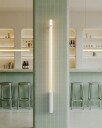 In Fine Vegglampe 160 cm Hvit