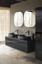 Duravit Zencha Toppmontert Servant 550x390 mm, u/o.l, Antrasitt Matt