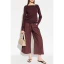 By Malene Birger Dame Strikkevarer Rød M,