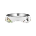 Muurla Moomin For Pets Cat Food Bowl White White Ø 15.5 cm