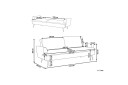 Sovesofa Vettre   Beige gull