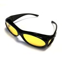 Figuretta - HD Glasses Fitover Solbriller - Svart