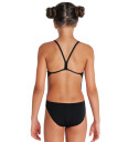 Arena Girl"s Team Swimsuit Challenge Solid Black 128