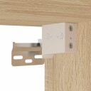  Veggskap 2 stk sonoma eik 100x36,5x35 cm konstruert tre 8720845950002