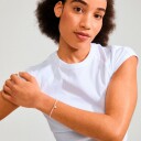 Pilgrim INDIE armbånd rosa gullbelagt