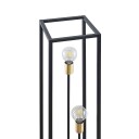 Lindby Tiliane bur-gulvlampe, svart, 3 lyskilder