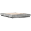  Sengeramme betonggrå 135x190 cm konstruert tre 8721012276154