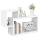 vidaXL Vegghylle Veggmontert Hvit 55 x 15 x 35 cm Konstruert tre