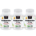 3 pack Betakaroten 15 mg 3 x 60 kapsler