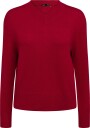 Mango V Neck Knit Sweater   RED   L