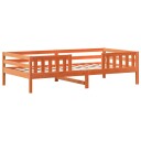  Sengeramme uten madrass voksbrun 90x190 cm heltre furu 8721102648670