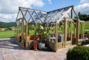 Hagestue Emilia 19,1 m2 i glass/tre