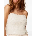 Twinset Dame Topper Beige M,