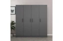 Fruitland Garderobe 180 cm - Antrasitt