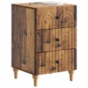  Nattbordskap Gammelt tre 43x 41 x 66,5 cm Konstruert tre