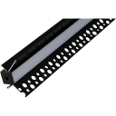 Ansell Lighting LED skinne sparkling 26,5x46,5 mm 2 meter svart