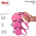 Flexi New Classic Hundebånd XS 3m Rosa