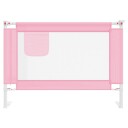 Vidaxl Sengehest småbarn rosa 90x25 cm stoff