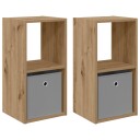  Nattbord 2 pcs Artisan Eik 30,5 x 27 x 59,5 cm Konstruert tre