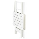 vidaXL Sammenleggbart hagebord hvit 79x72x70 cm plast