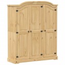  Garderobe Corona 151,5x52x186 cm heltre furu 8721102807060