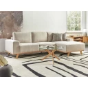 Hjørnesofa Nora   Beige lyst tre/venstrevendt