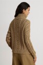 Lauren Ralph Lauren   Polohals  Combed Cotton Sweater Pullover   Brun