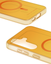 Ideal Of Sweden Clear MagSafe Case Orange Spritz (IDCLCMS-S24-499)