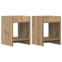  Planteholder 2 pcs Artisan Eik 30 x 30 x 40 cm Konstruert tre