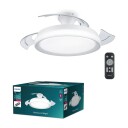 Philips Bliss Takfläkt med LED-belysning Varm-/kallvitt 4500 lm
