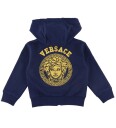 Versace Cardigan   Navy m. Gull   Versace   18 24 md   Cardigan   Blå   86 92