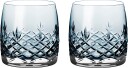 Frederik Bagger Crispy Aqua Drikkeglass 2 stk, Sapphire