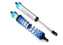 Traxxas 8457 Shock Caps Alu Blue King GTR 4