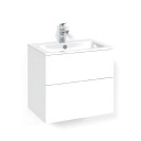 Macro Design Crown Plain/push-open Servantskap 2 Skuff - med Light Servant Hvit / 60cm 14