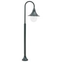 Hagelyktestolpe E27 120 cm aluminium mørkegrønn