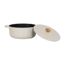 Combekk Enameled støpejernsgryte Ø24 cm Sand-gold knob